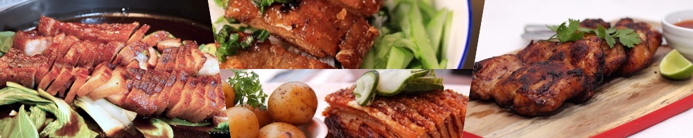 Fleischgerichte Collage